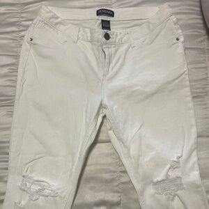 White Ripped Jeans